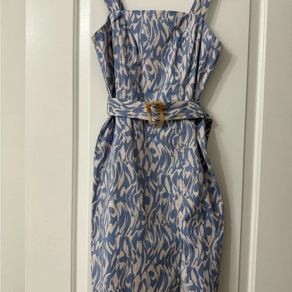 monteau dress Steel Blue Crepe Bridesmaid Dress - Hayley Paige main image 1